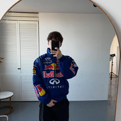 Бомбер "Racing" blue