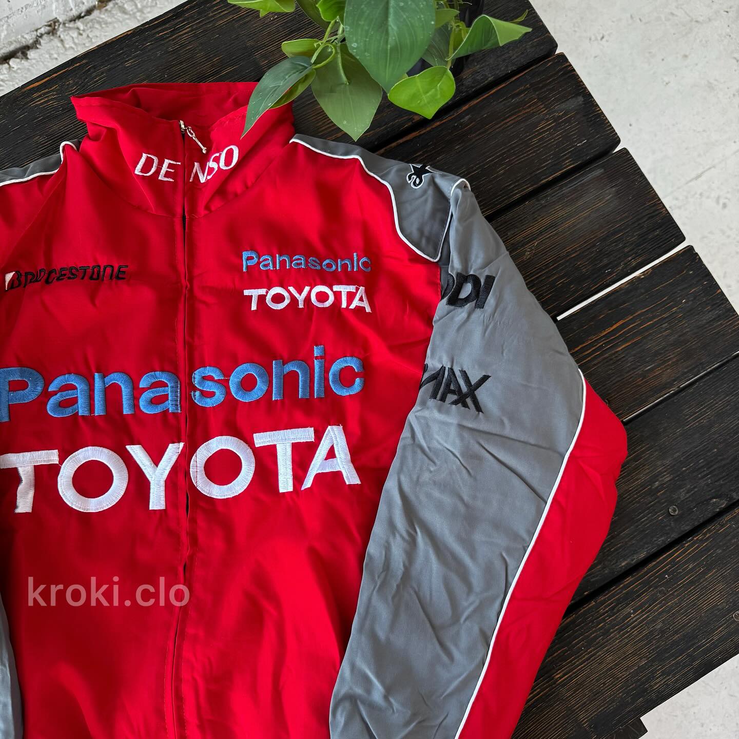 Бомбер "Synapse racing" vintage