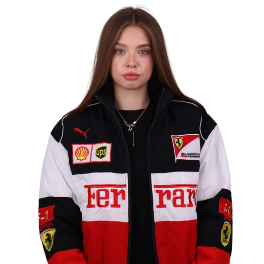 Бомбер "Blitz" white vintage