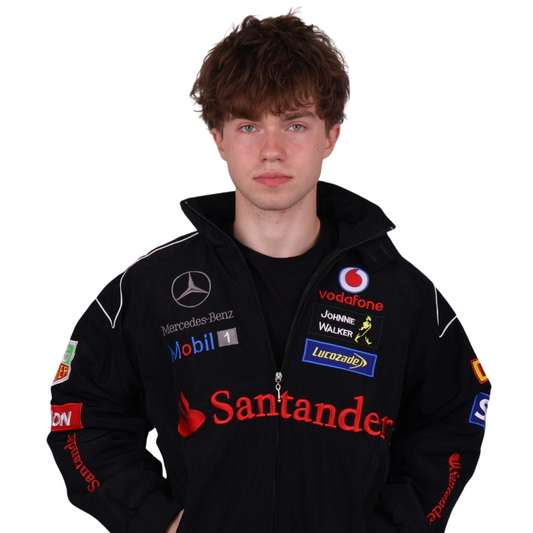 Бомбер "Ignition" black vintage