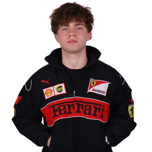 Бомбер "Blitz" black vintage