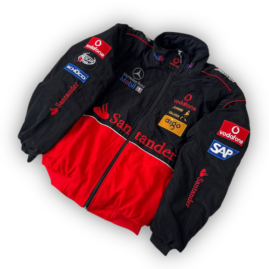 Бомбер "Ignition" red vintage