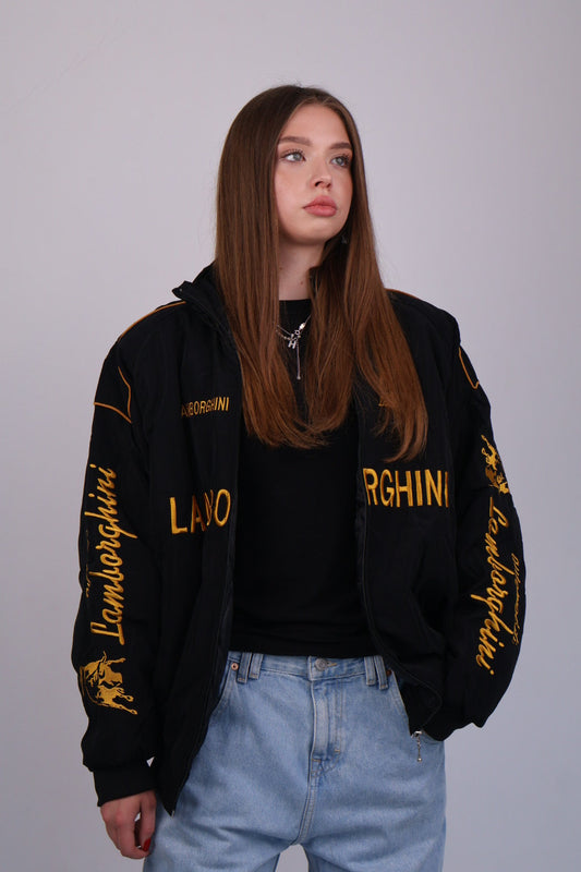 Бомбер "Vector racing" vintage