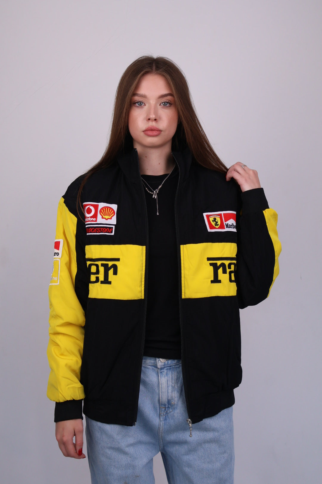 Бомбер "Blitz" yellow vintage