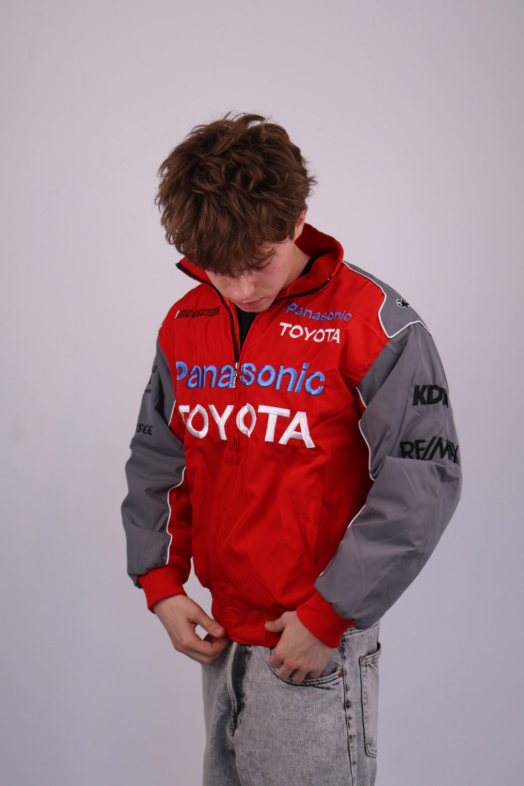 Бомбер "Synapse racing" vintage