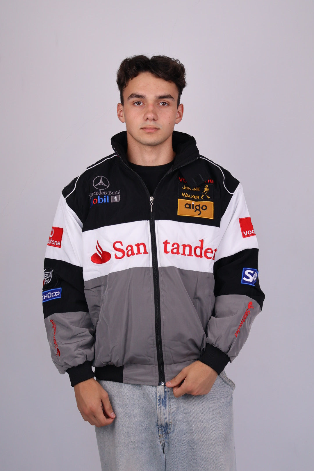 Бомбер "Ignition" gray vintage