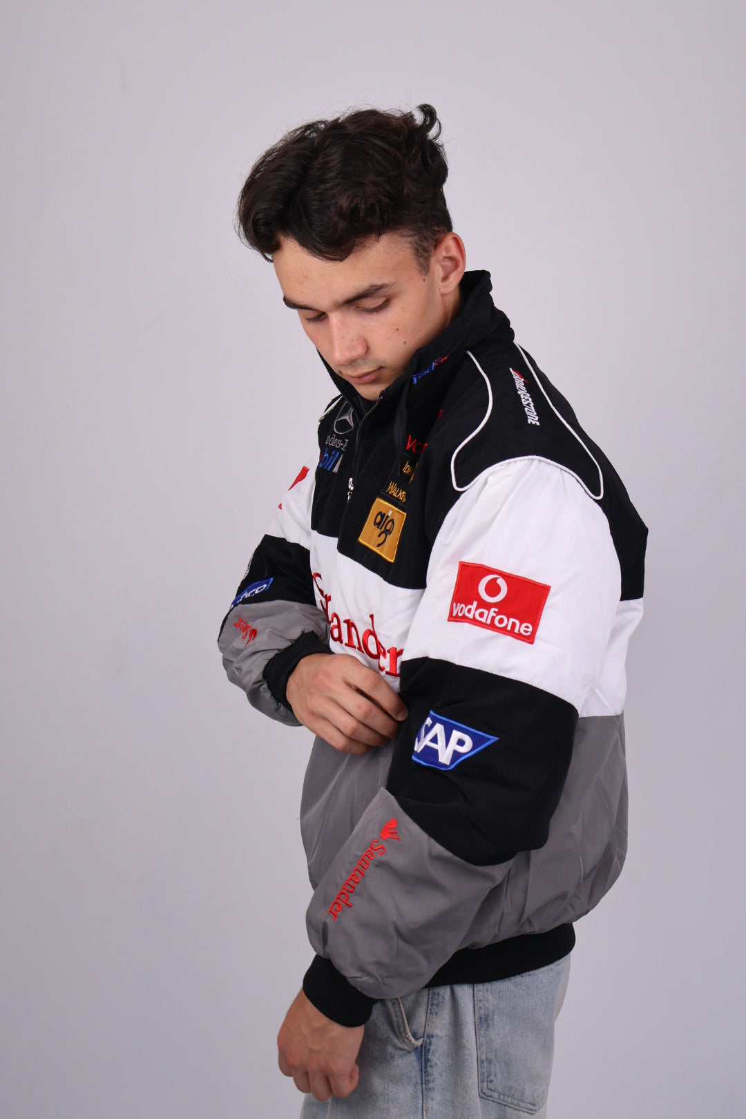 Бомбер "Ignition" gray vintage