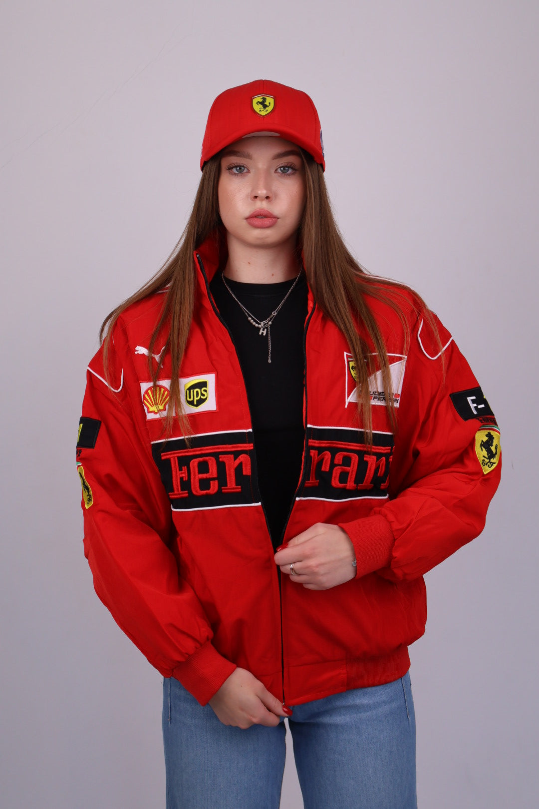 Бомбер "Blitz" red vintage