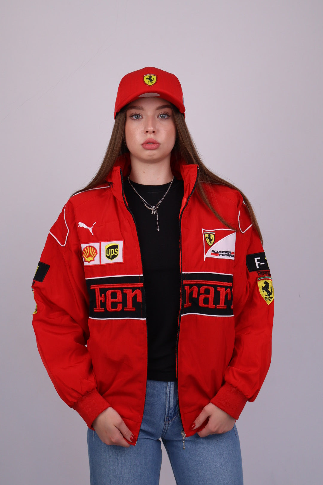 Бомбер "Blitz" red vintage
