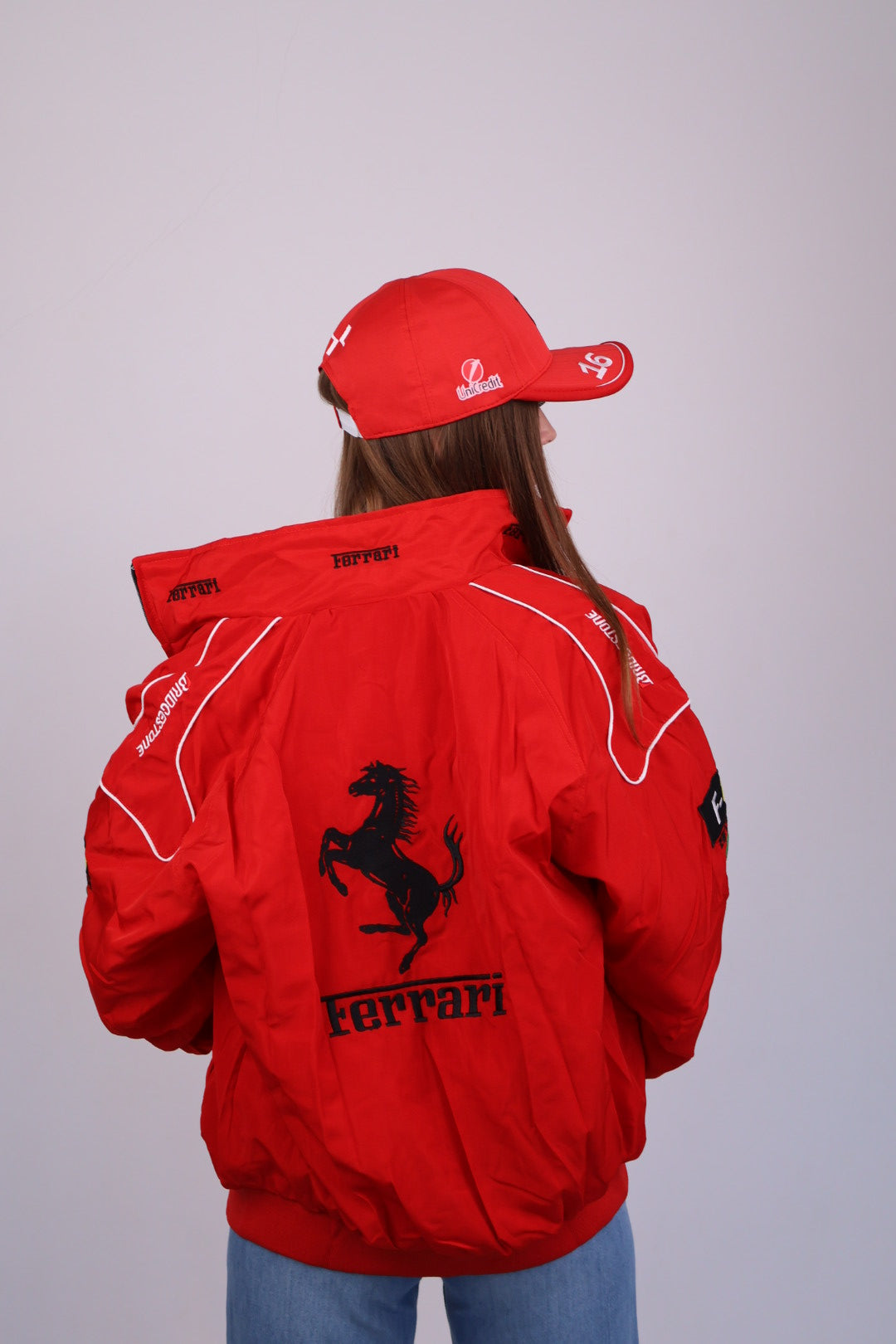 Бомбер "Blitz" red vintage