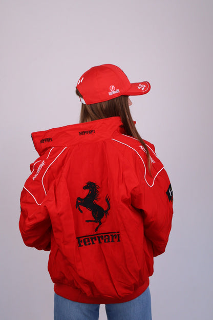 Бомбер "Blitz" red vintage