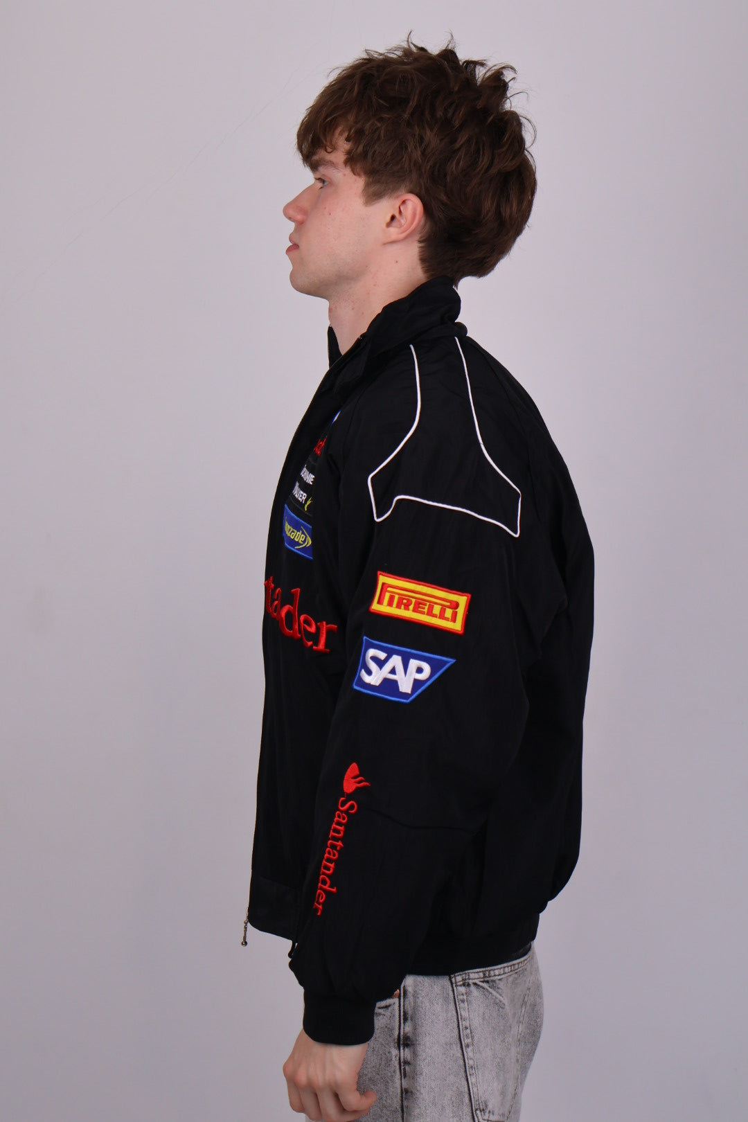 Бомбер "Ignition" black vintage