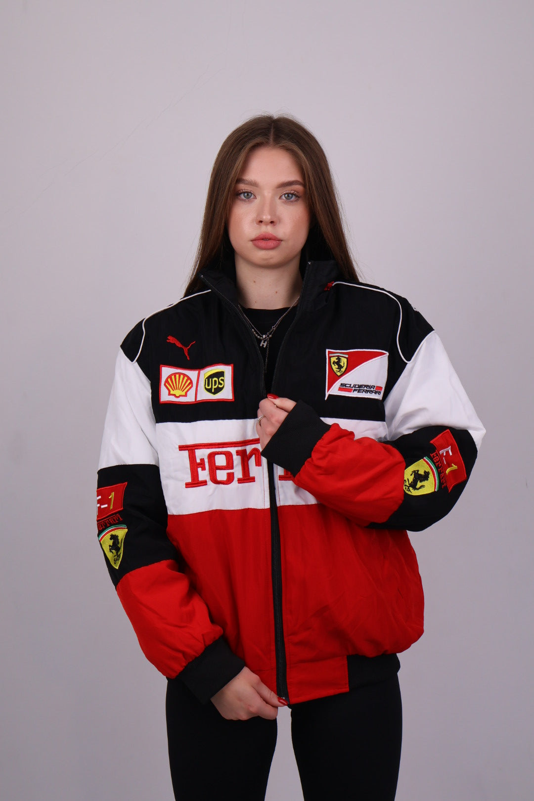Бомбер "Blitz" white vintage