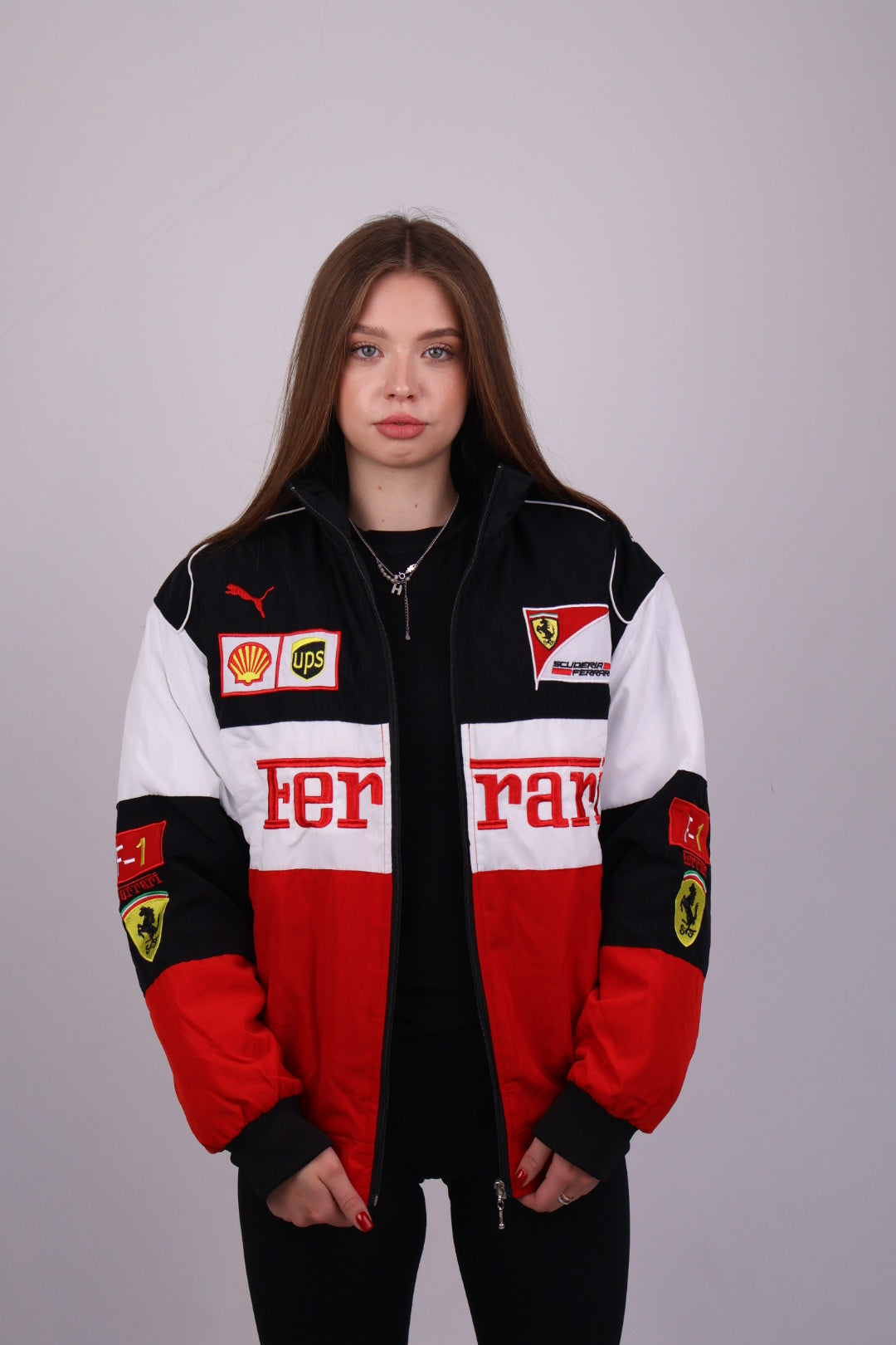Бомбер "Blitz" white vintage